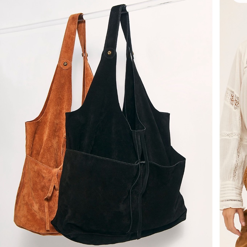 Free People Paris Suede Tote
